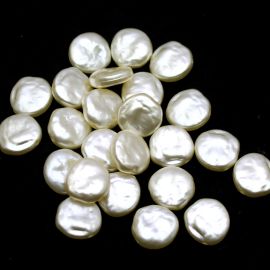 Imitação de Perola Aguá Doce / 14mm - Redonda (10 gramas) - Rosê 