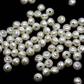 Imitação de Pérola Aguá Doce / 8mm (10 gramas) - Rosê