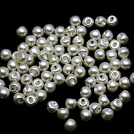 Imitação de Pérola de Aguá Doce / 8mm (10 gramas) - Rosê