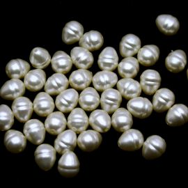 Imitação de Peróla Aguá Doce / 12x10mm (10 gramas) - Rosê