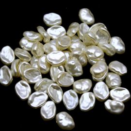 Imitação de Peróla  Aguá Doce / 16x12mm (10 gramas) - Rosê