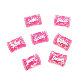 Aplique de Resina / 24x17mm - Bombom - Sweet (Unidade)