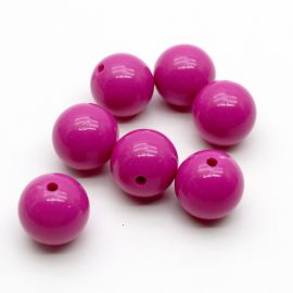 Bola de Plástico Leitoso-26mm (UNIDADE)