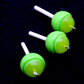 Pigente de Resina / 40x17mm - Pirulito (unidade) - Limão