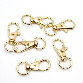 Fecho Mosquetão / 32mm - (unidade) -Dourado