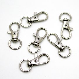 Fecho Mosquetão / 32mm - (unidade) -Níquel