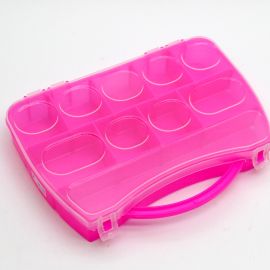 Maleta Organizadora / 19,5x14,5x3cm - 10 Divisórias (unidade)