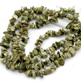 Pedra de Cascalho / 8mm - Verde (1 FIO)