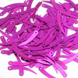 Paetê / 32x5mm - Forma de Virgula (10 gramas)