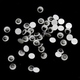 Olhinhos Móveis Preto / 10mm - (Pct c/ 50 unidades)