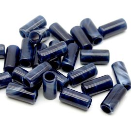 Conta Plástica Mesclada / 20x9mm - Tubo (10 gramas)