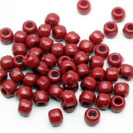 Conta Plástica Mesclada / 8x10mm - (tererê) - Barril (10 gramas)