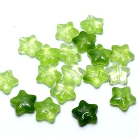 Conta Plástica / 19x20mm - Gelatinosa - Estrela (10 gramas)