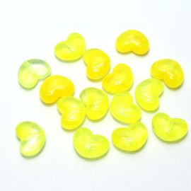 Conta Plástica / 16x21mm - Coração - Gelatinosa (10 gramas)