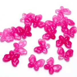 Conta Plástica / 18x21mm - Gelatinosa - Borboleta (10 gramas)