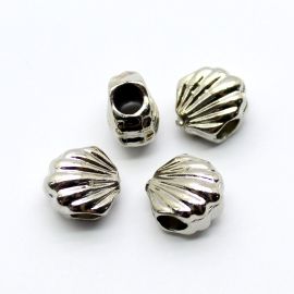 Entremeio de Metal / 11x10mm - Concha (unidade)