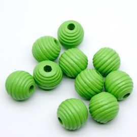 Bola de Madeira / 19mm - Frisada (11 gramas)