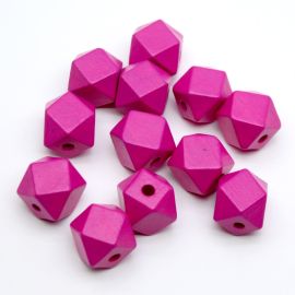 Conta de Madeira / 20x26mm - Cubo (12 gramas)