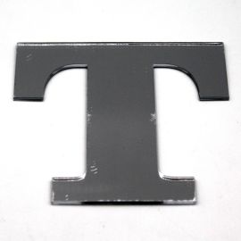 Letras de Acrílico / 8x9cm (G) - (UNIDADE) - Prata - T