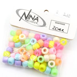 Mix Multicolorido Leitoso / 9mm - Barril (20 gramas)