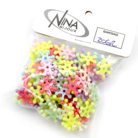 Mix Multicolorido Leitoso / 14mm - Hélice (20 gramas)