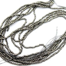 Rondela de Vidro 1,5mm / Metalizado (1 Fio)