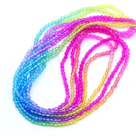 Rondela de Vidro 1,5mm / Transparente (1 Fio)