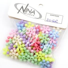 Mix Multicolorido Leitoso / 13mm - Hélice (20 gramas)