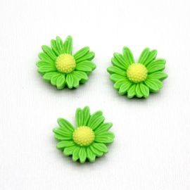 Aplique de Resina / 21mm - Flor - Margarida (unidade)