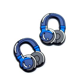 Aplique Emborrachado / 28x22mm - Fone de Ouvido (unidade)