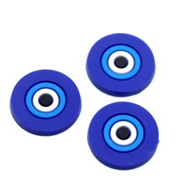 Aplique Emborrachado / 24mm - Olho Grego (unidade) - Azul Bic