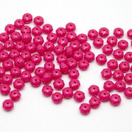 Conta Plástica Leitosa / 8mm - Rondela (10 gramas)