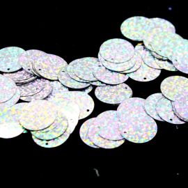 Pingente Max Paetê Holográfico / 19mm - Redondo (10 gramas)