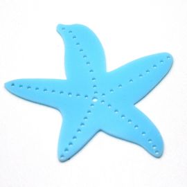 Pingente de Acrílico / 80x90mm - Estrela do Mar (unidade)