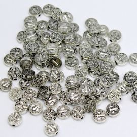 Entremeio de Metal / 10mm - São Bento (unidade) - Níquel