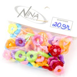 Mix Multicolorido Leitoso / 13mm - Disco Ondulado (20 gramas)