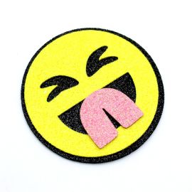 Kit de E.V.A com Glitter / 8cm - Smile (kit)