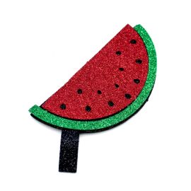 Kit de E.V.A com Glitter / 12X5,5cm - Fruta Melancia (unidade)