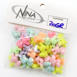 Mix Multicolorido Leitoso / 16x16mm - Cavalinho (20 gramas)