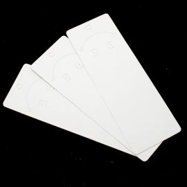 Cartela para Colar e Brinco / 21x7,5cm - (10 unidades) - Branca