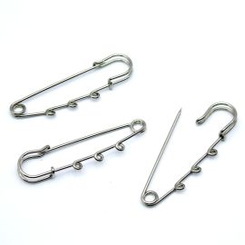 Broche de Metal com 3 Saídas /  63x20mm (Unidade)