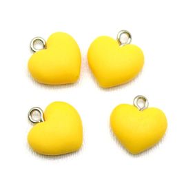 Pingente de Resina / 13mm - Coração (unidade)