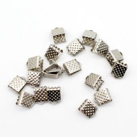 Garra de Metal (P580) / 12x8mm - Jacaré (unidade) - Níquel