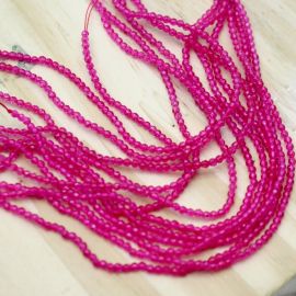 Rondela de Vidro 1,5mm / Transparente (1 Fio)