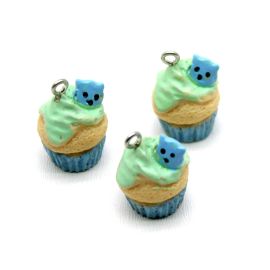 Pingente de Resina / 18x14mm - Cupcake (Unidade)