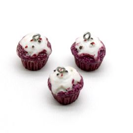 Pingente de Resina / 16mm - Cupcake (Unidade)