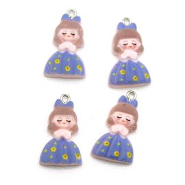 Pingente de Resina / 25x15mm - Princesa (Unidade)