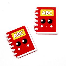 Aplique Emborrachado / 34x28mm - Volta às Aulas - Caderno (unidade)