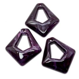 Pingente de Resina Mesclada / 69x62mm - (unidade)