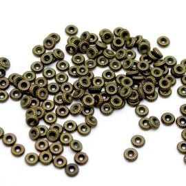 Entremeio de Plástico ABS / 6mm - Mini Disco (10 gramas)